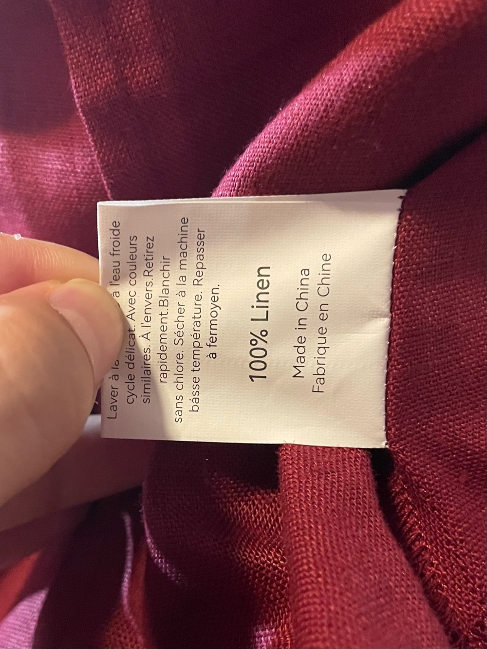 Lintico Women’s 100% Linen Hand Button Front Long Tunic Lagenlook Top - Picture 6 of 7